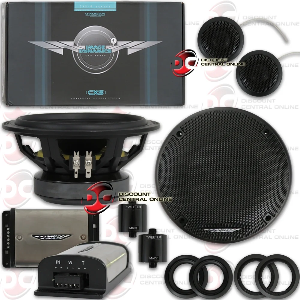 Image Dynamics CXS64 V2 6.5-inch 6.5" 2-way Car Audio Component Speakers