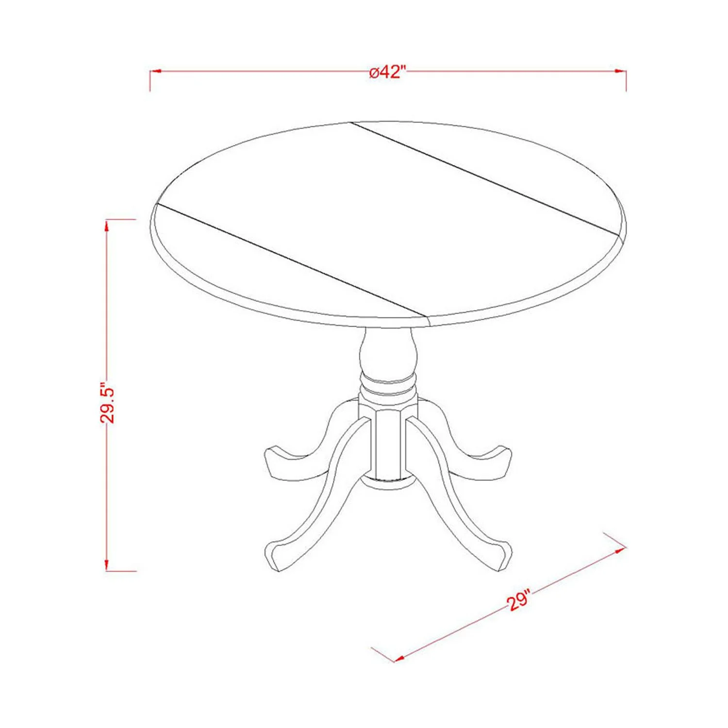 HomeStock Artistic Accomplishment 5Pc Dining Set Includes A Small Round Dinette Table With Drop Leaves And Four Parson Chairs With Lime Green Fabric