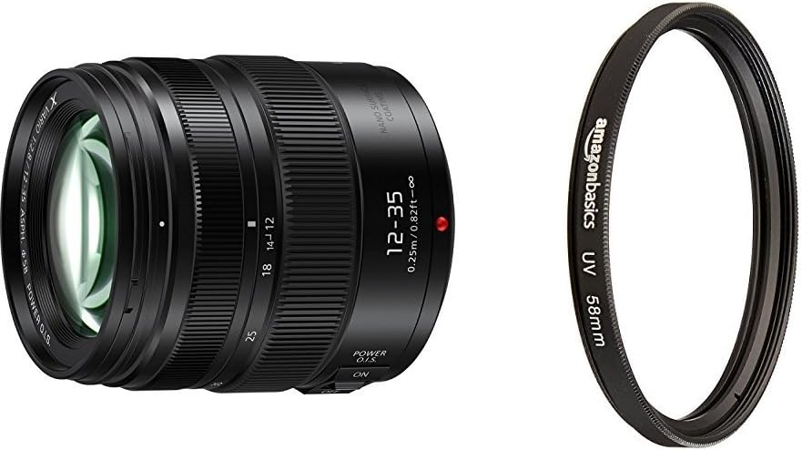 Panasonic LUMIX Professional 12-35mm Camera Lens G X VARIO II, F2.8 ASPH, Dual I.S. 2.0 with Power O.I.S., Mirrorless Micro Four Thirds