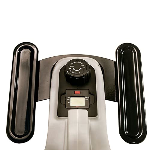 Sunny Health & Fitness Sitting Under Desk Elliptical Exerciser, Portable Pedal Training Machine for Senior Exercise, Peddler for Home Workout