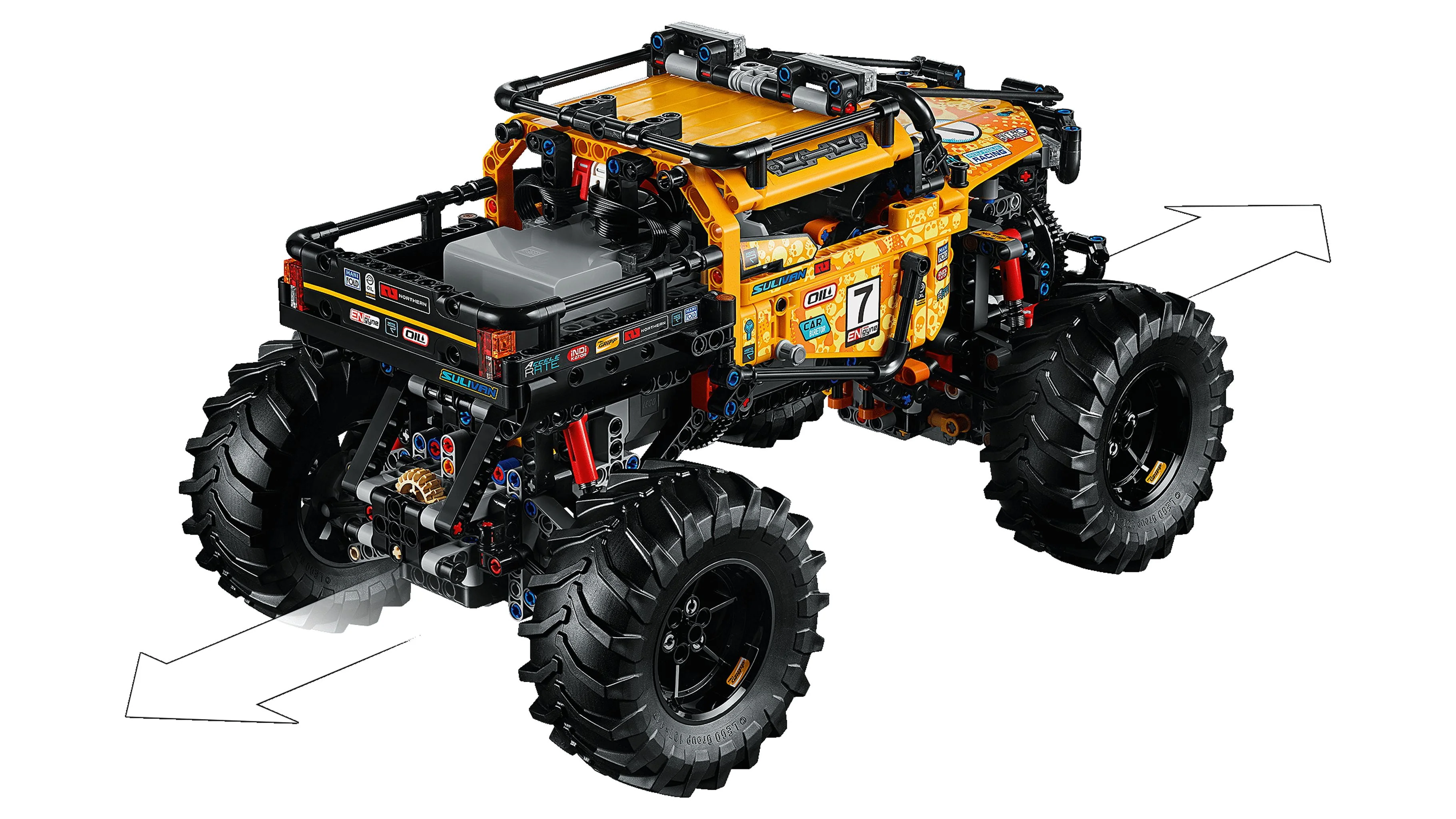 LEGO Technic 4X4 X-treme Off-Roader 42099 STEM Toy Truck Model (958 Pieces)