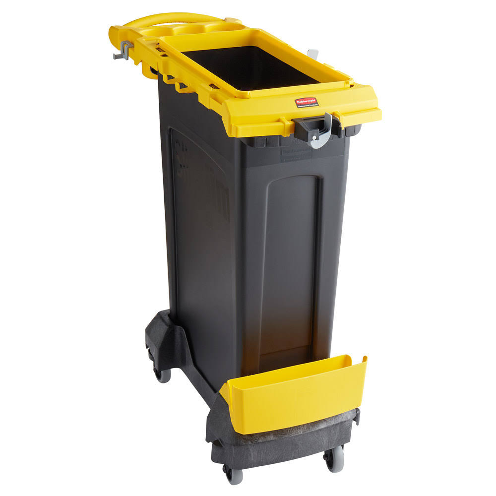 Rubbermaid Commercial Products Slim Jim Rim Caddy Kit - Cleaning tools cart - yellow