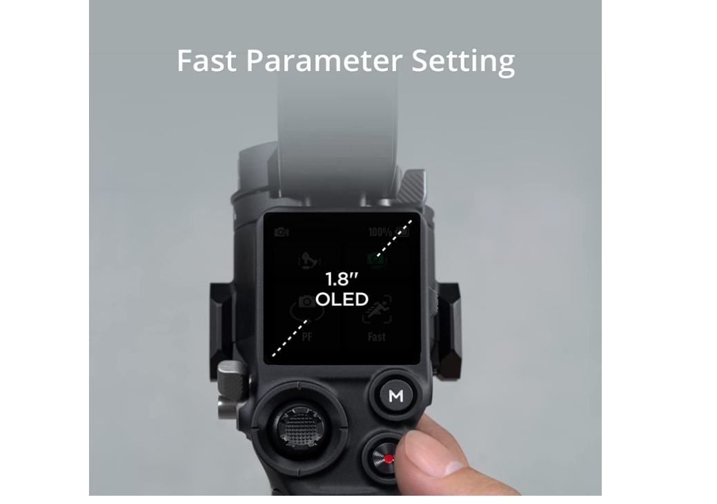 DJI RS 3, 3-Axis Gimbal for DSLR and Mirrorless Camera Canon/Sony/Panasonic/Nikon/Fujifilm, 3 kg (6.6 lbs) Payload, Automated Axis Locks
