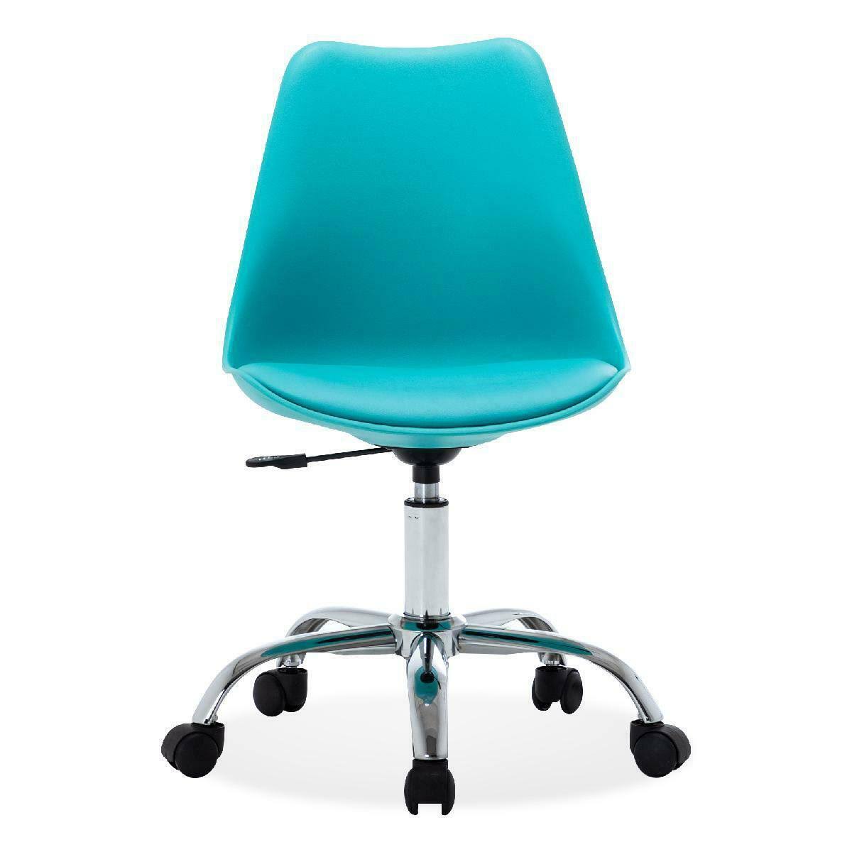 BELLEZE Armless Mid-Back Office Task Chair Faux Leather Upholstery He