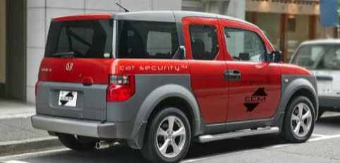 Cap City Muffler Cat Security - Catalytic Converter Protection shield, Fits - Honda Element 2003-2011