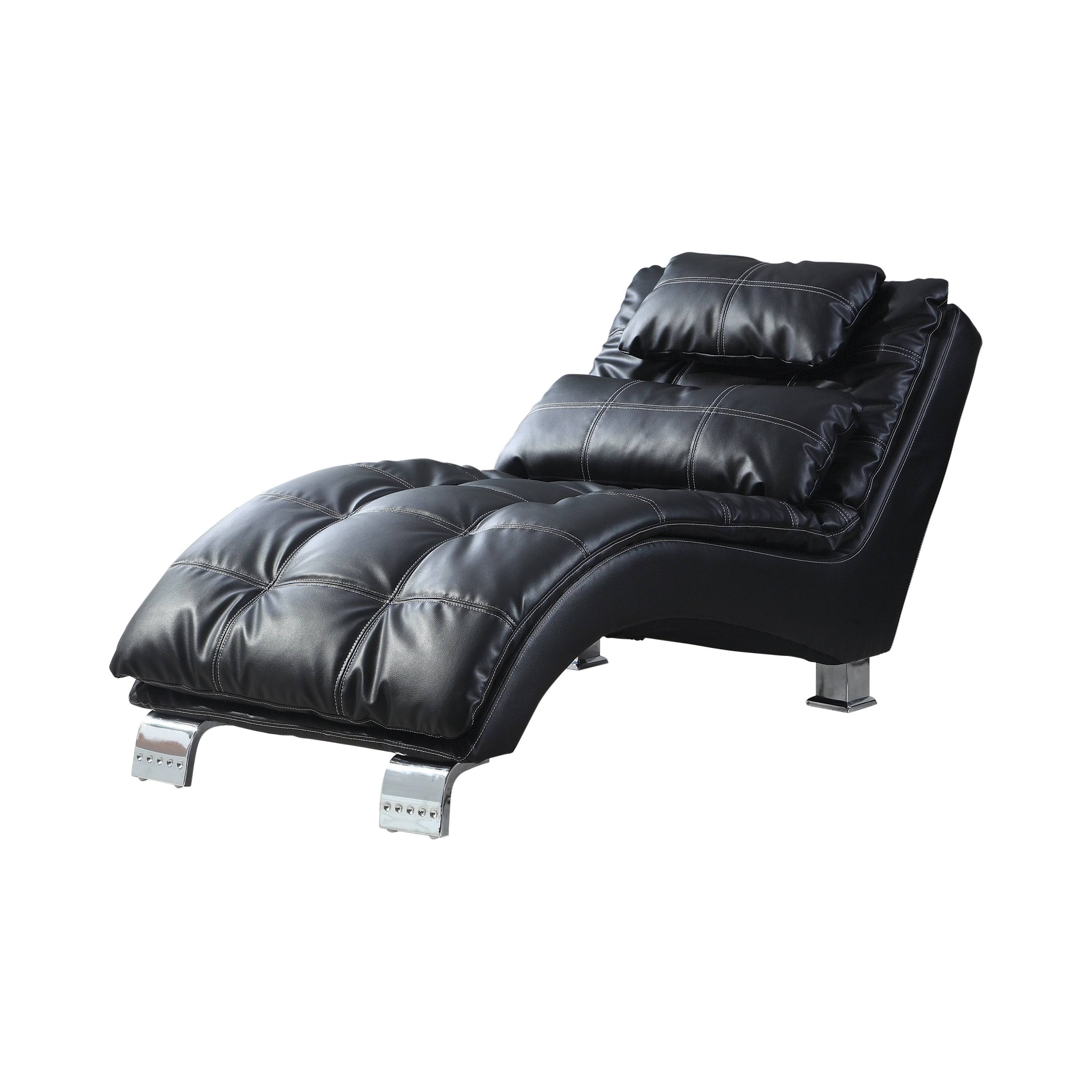 Coaster Accent Seating Casual and Contemporary Living Room Chaise