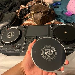 Numark Mixstream Pro Go - Standalone DJ Controller with Battery, DJ Mixer, Speakers, Amazon Music