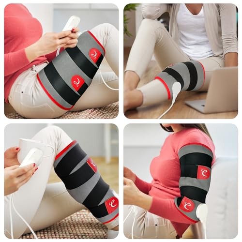 Comfytemp Leg Heating Pad for Pain Relief, FSA HSA Eligible Wearable Heating Pad for Legs and Calf, Birthday Gifts for Women/Men