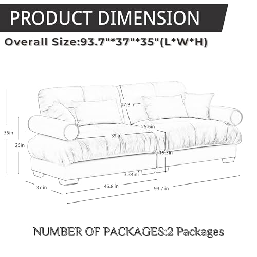 130" Modular Sectional Sofa,Velvet Upholstered Couches for Living Room,3 Seater Green Sofa Couch with Movable Ottoman