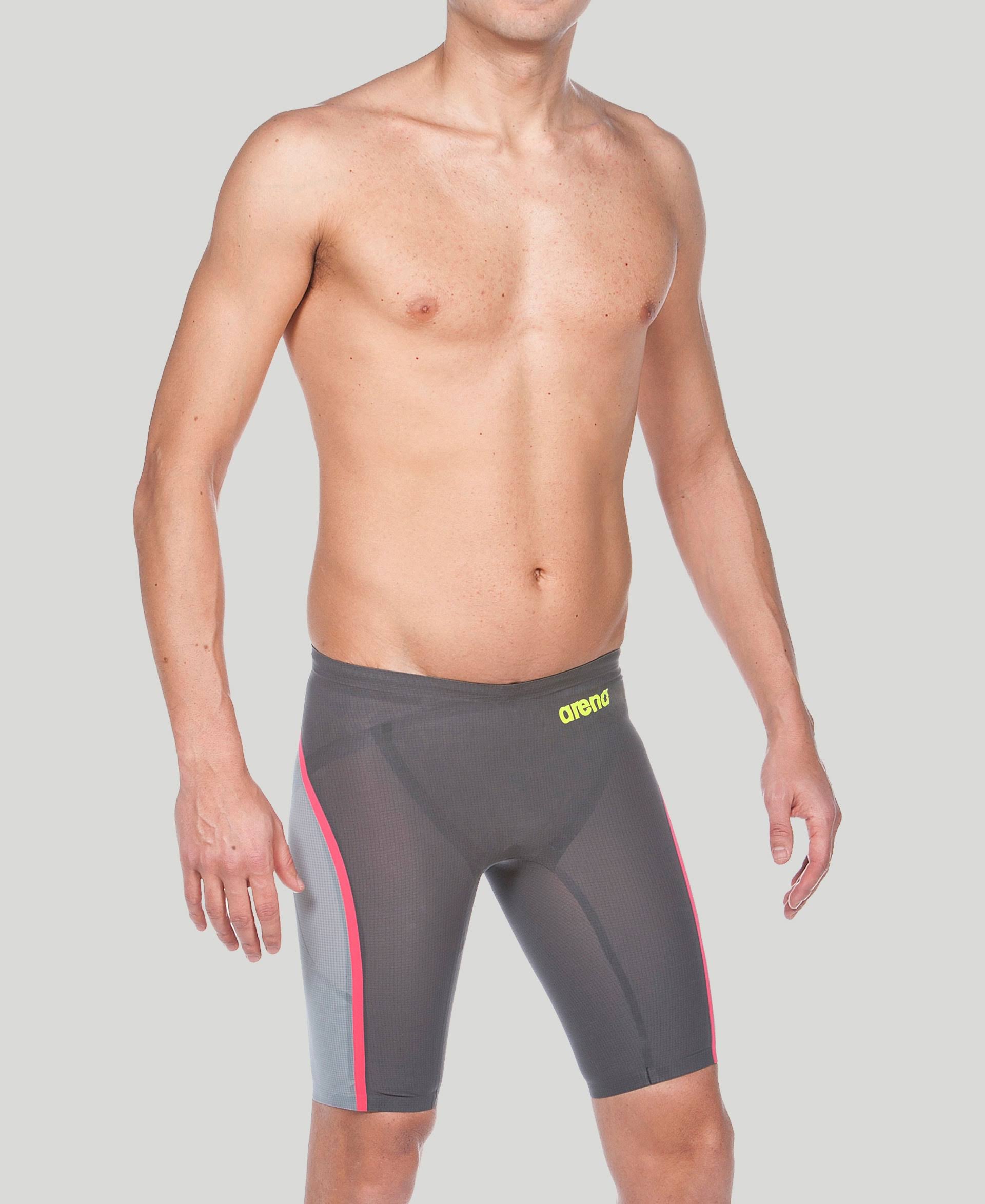 Arena 2a807 Powerskin Carbon Ultra - Jammer - Dark Grey-Fluo Yellow, 34