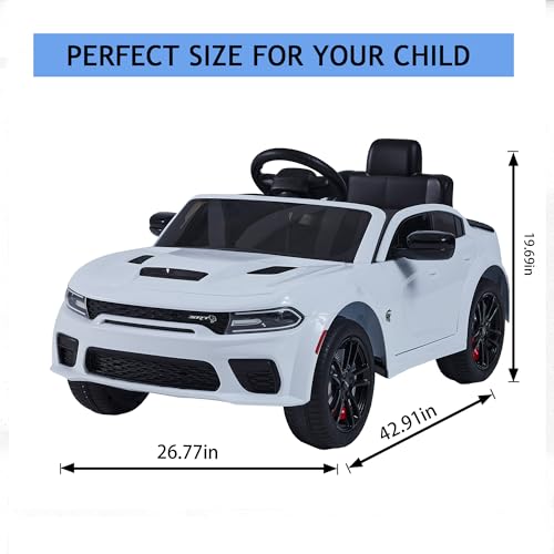 12V Kids Ride on Car W/Parents Remote Control,Powerful 2x390W Motor,Foot Pedal, 3 Speeds, USB,MP3, LED Lights, Safety Belt,Power Display,Slow Start