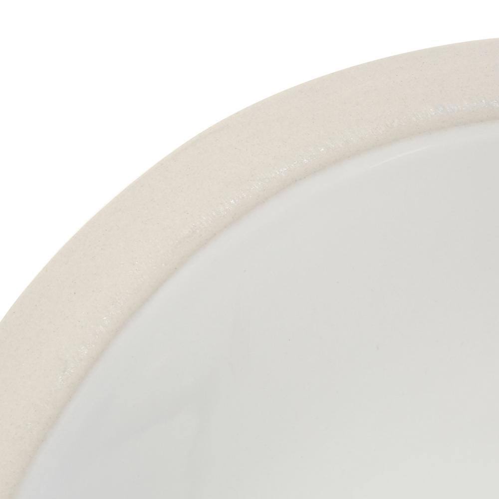 Kohler Caxton White Undermount Oval Bathroom Sink with Overflow