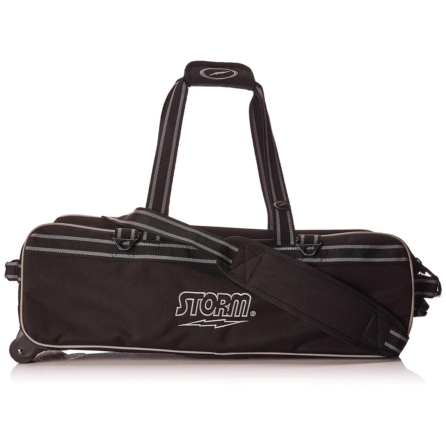 Storm Tournament Travel 3 Ball Tote Black Bowling Bag - Sports Supplies Online Store