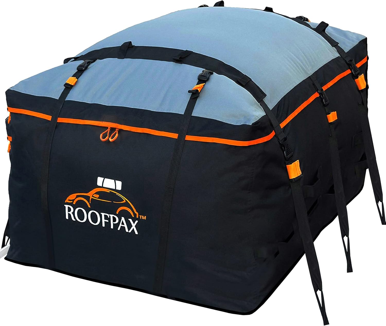 RoofPax Car Roof Bag & Rooftop Cargo Carrier. 19 Cubic Feet. Waterproof Excellent Military Quality Car Top Carrier. Heavy Duty RoofBag. Fits All