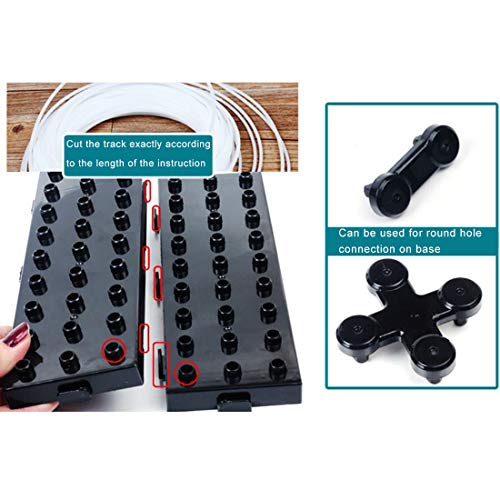 1337 Pieces Marble Run Set Toys with 3 Steel Balls Glow in The Dark