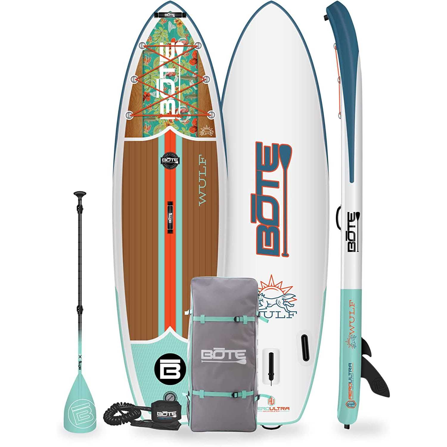 Bote Wulf Aero 10′4′′ Native Floral Inflatable Paddle Board - Sports Supplies Online Store