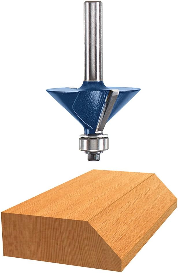 BOSCH RBS006 1/4-Inch Shank Carbide-Tipped Multi-Purpose Router Bit Set, 6-Piece
