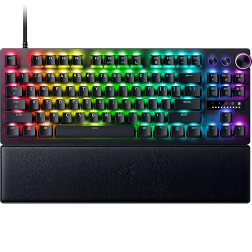 Razer Huntsman V3 Pro Mini 60% Esports Gaming Keyboard: Analog Optical Switches - Snap Tap Mode - Rapid Trigger - Adjustable Actuation