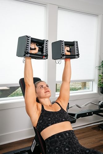 PowerBlock Elite EXP Adjustable Dumbbells, Sold in Pairs, Stage 1, 5-50 lb. Dumbbells, Durable Steel Build, Innovative Workout Equipment