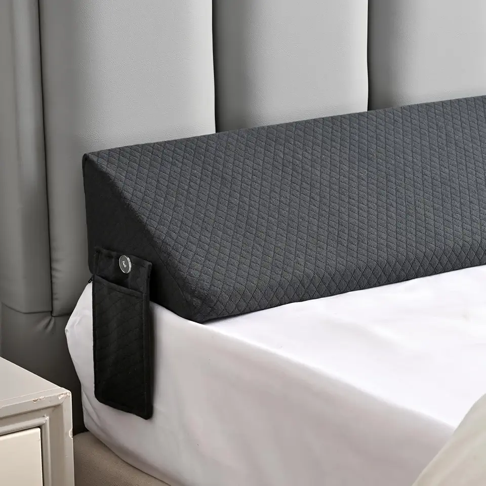 Sponsored Ad - King Size Wedge Pillow for Headboard Gap Filler Nora Pillows Long Plus