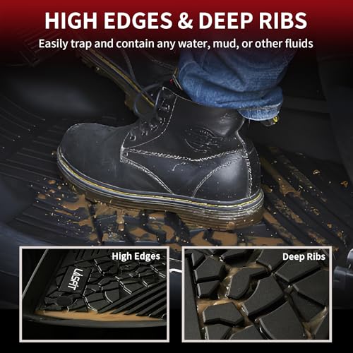 LASFIT Floor Mats & Trunk Mat for Jeep Grand Cherokee 2022-2025 5-Seat (Include 4xe, NOT for L)