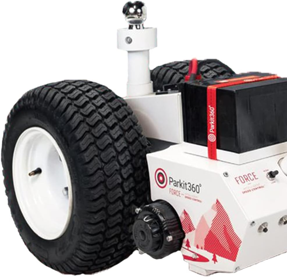 Parkit360 5K B2 Battery Powered Trailer Dolly Utility Dolly for Easy Pulling with 2 Hitch Balls Included, Great for Camper, Cargo, and Boat Trailers