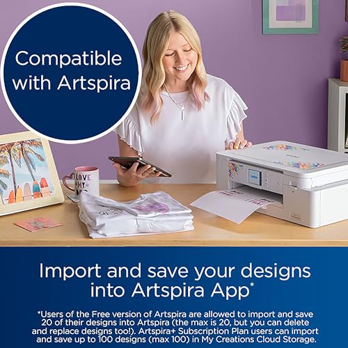 Brother Sublimation Printer and 4-Color Sublimation Ink Cartridge Set