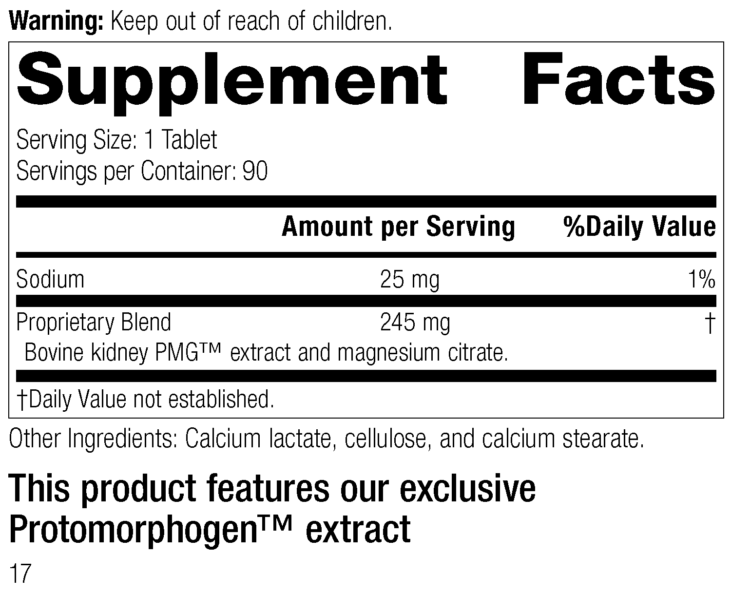 Renatrophin PMG®, 90 Tablets - Kansas Nuitrition - HNZSDS
