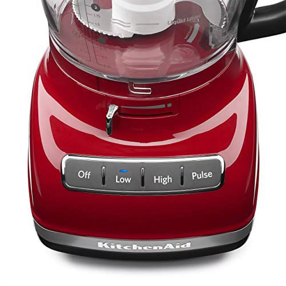 KitchenAid KFP1466ER 14-Cup Food Processor with Exact Slice System and Dicing Kit - Empire Red (Used)
