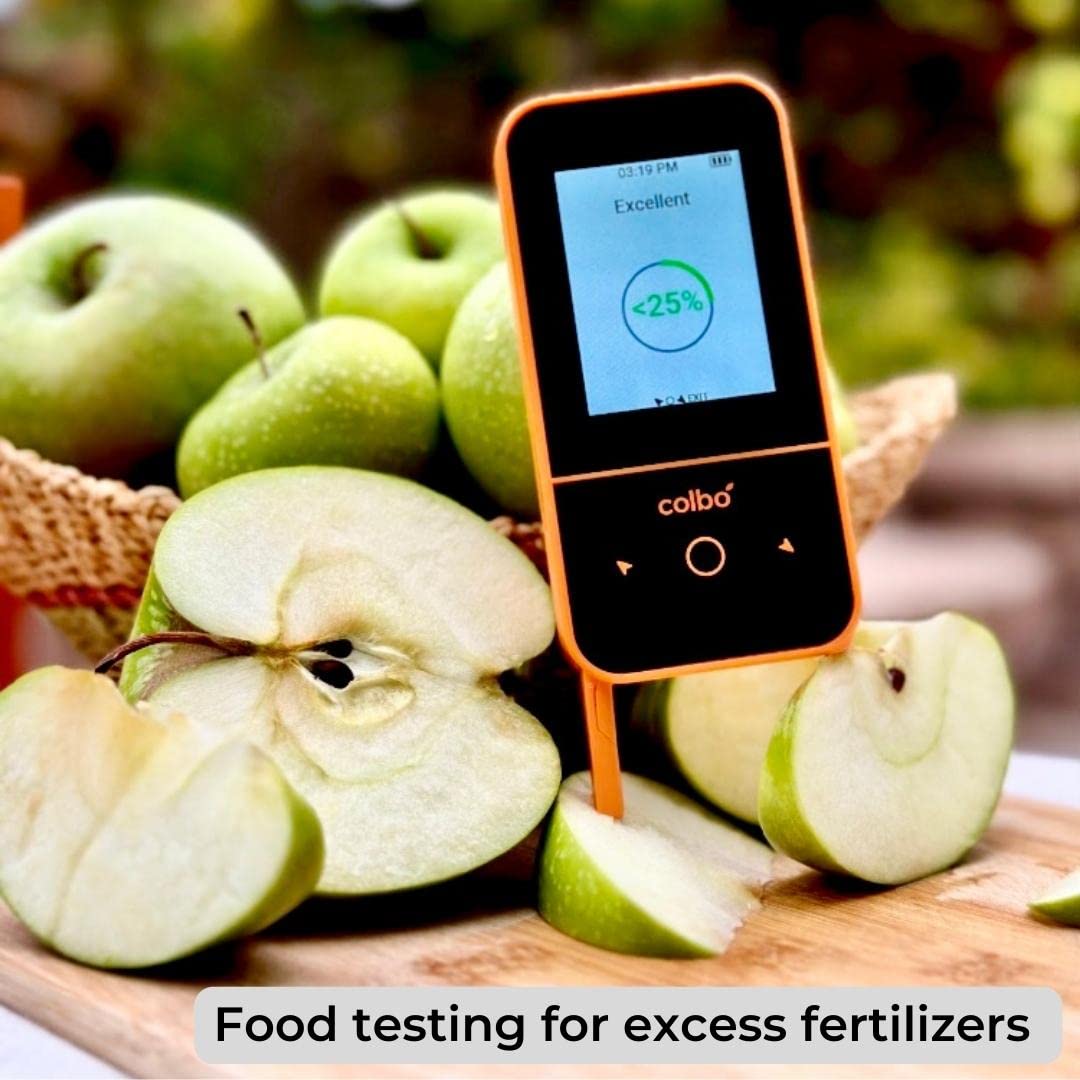 Colbo SafeCheck: 4-in-1 Digital EMF Meter, Radiation Detector, TDS Water Tester, and Nitrate Tester. Food and Water Quality Measuring