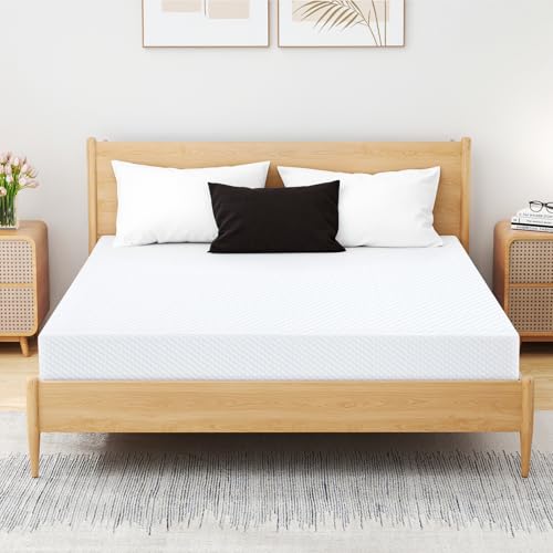 10 Inch Full Size Mattress with Gel Cooling Memory Foam, High-Density Base Foam Mattress with Removable Washable Cover, Certified Safe Foams & Fabric