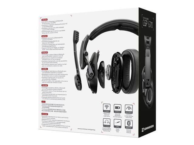 Sennheiser GSP 670 - Gaming - Headset - Full Size - Bluetooth - Wireless