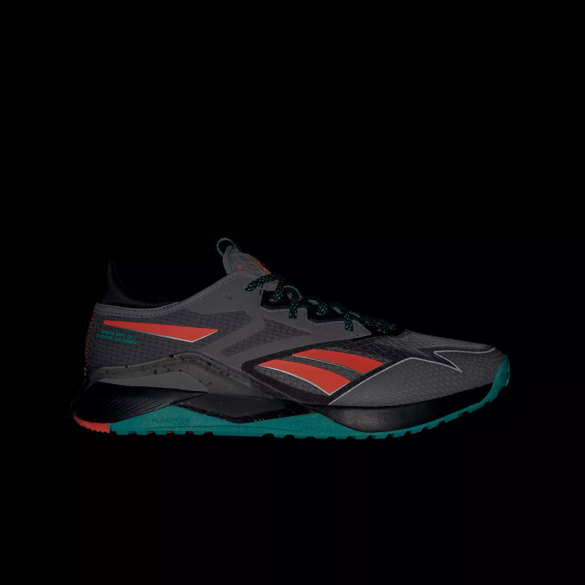 Mens Reebok NANO X2 TR ADVENTURE Shoe Size: 10.5 Pugry5 - Cblack - Clatea Cross Training