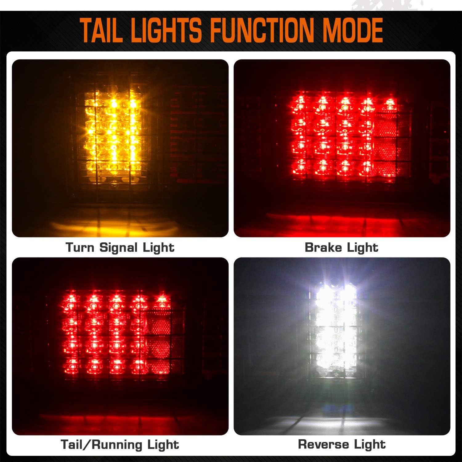Linkitom 40 LED Truck Tail Light Bar