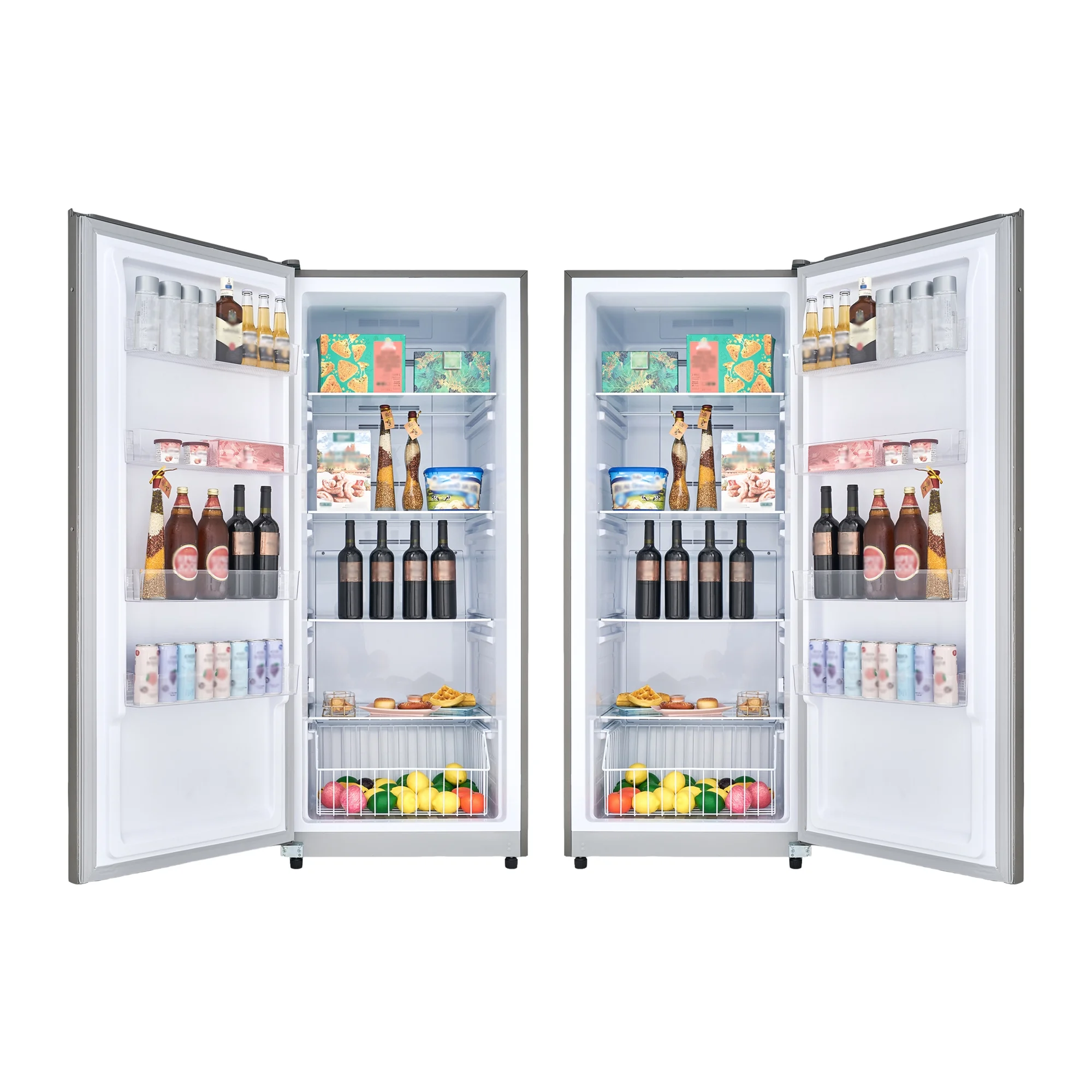 Conserv 17 cu. ft Convertible Upright Freezer/Refrigerator in Stainless with Reversible Door, Low Sound and Energy Star Rated
