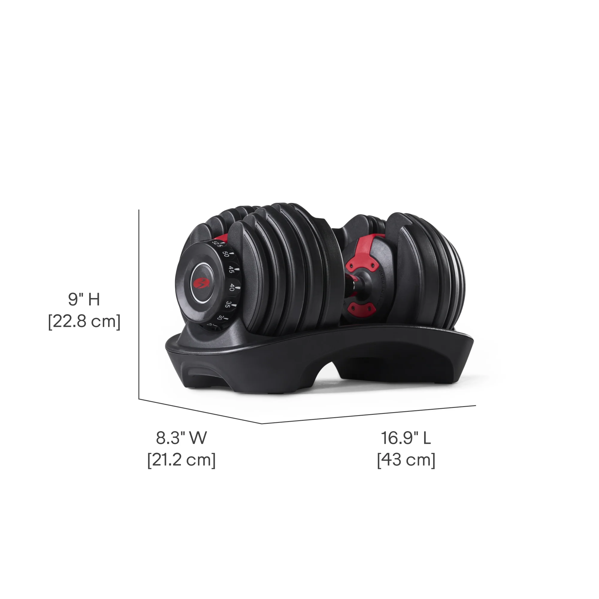 BowFlex SelectTech 552 Dumbbell, Single, Litho, Free 2-month JRNY Membership - Radiant Selections