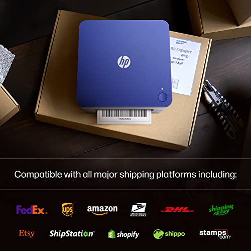 HP Shipping Label Printer, 4x6 Commercial Grade Direct Thermal, Compact & Easy-to-use, High-Speed 203 DPI Printer, Barcode Printer