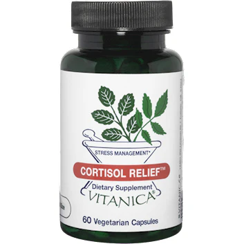 Cortisol Relief 60 vcaps by Vitanica - Kansas Nuitrition - HNZSDS