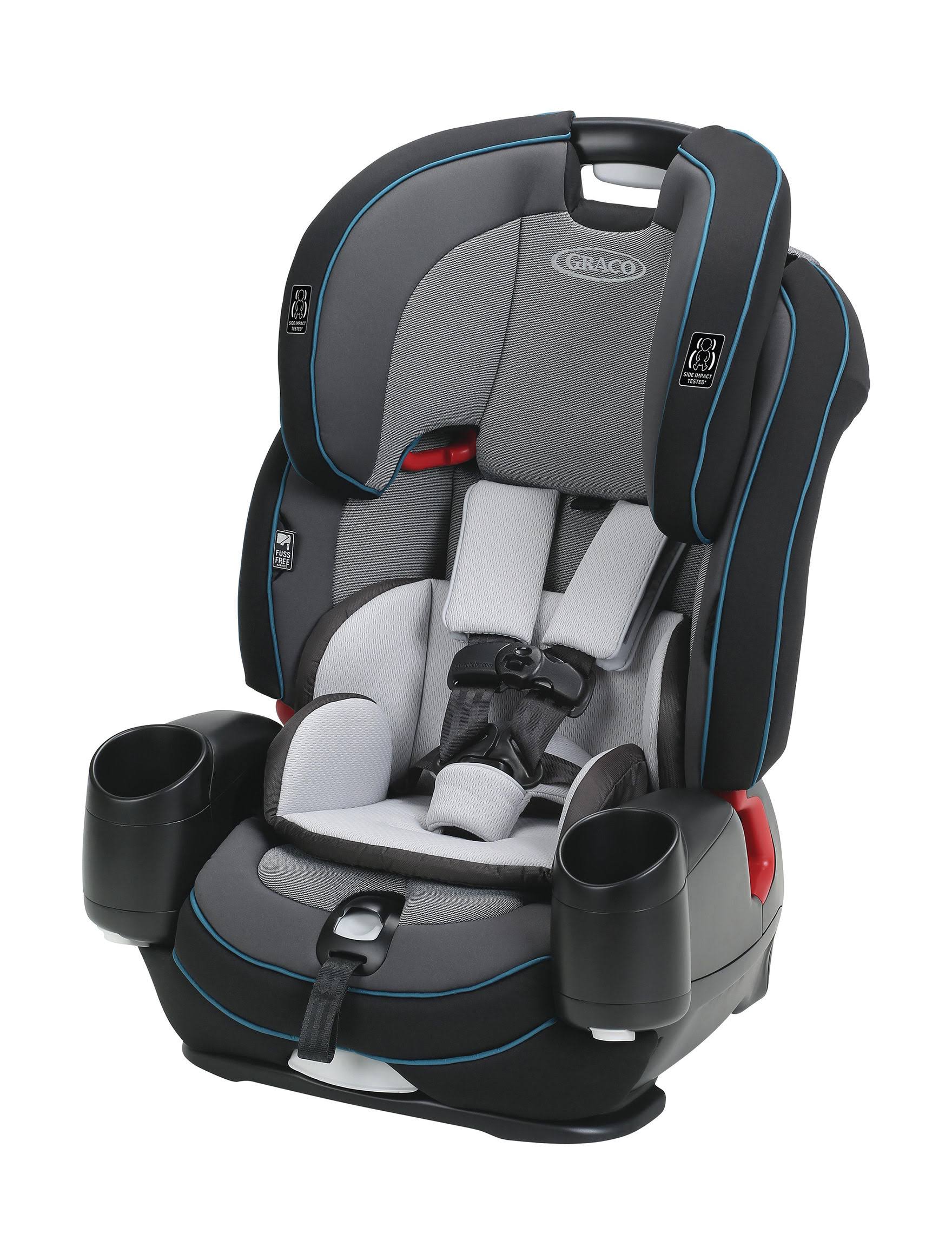 Graco Nautilus SnugLock LX 3 in 1 Harness Booster Car Seat, Zale
