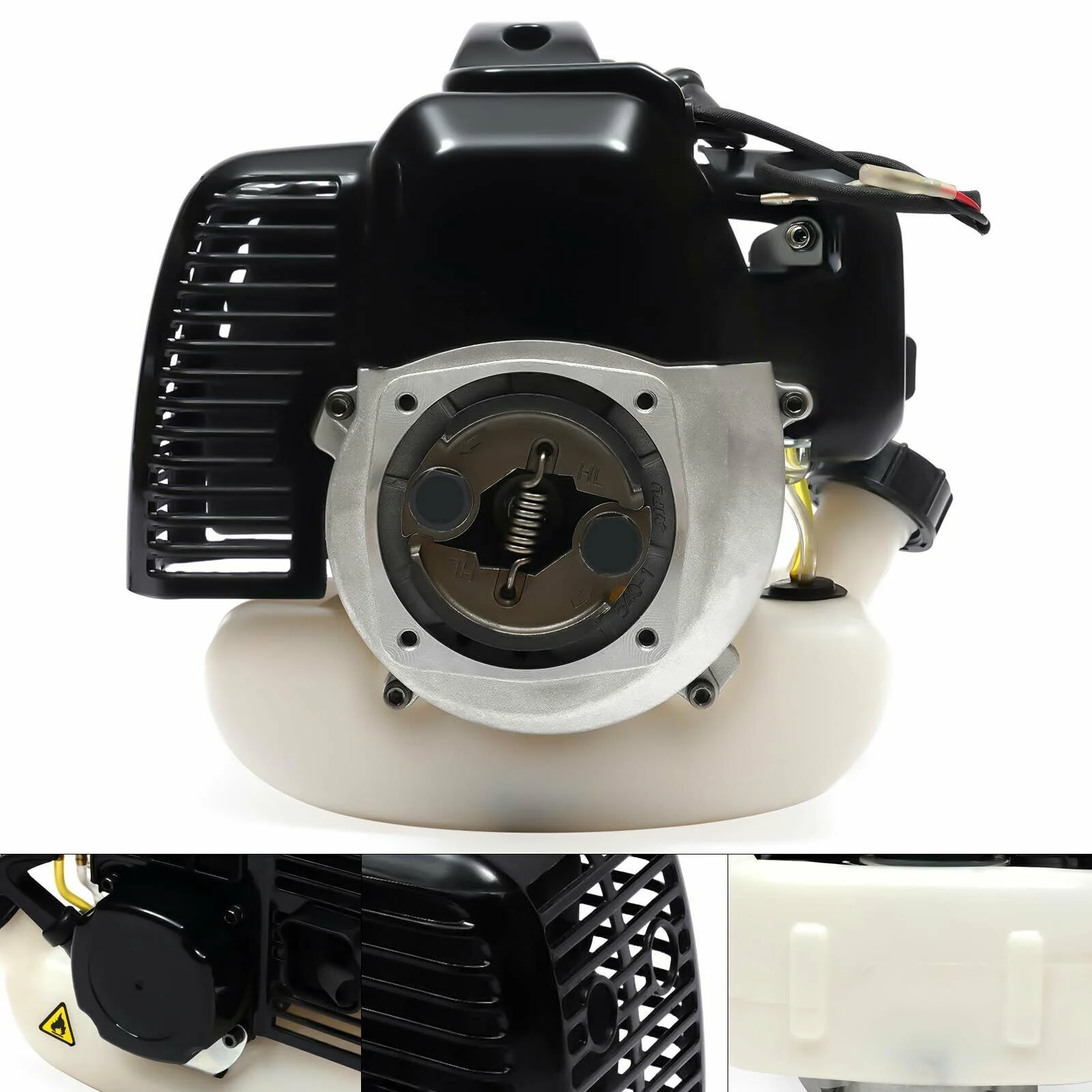 OUKANING 49CC 2 Stroke Engine Motor with Fuel Tank Fits the Majority of Gas Scooters Pocket Bikes