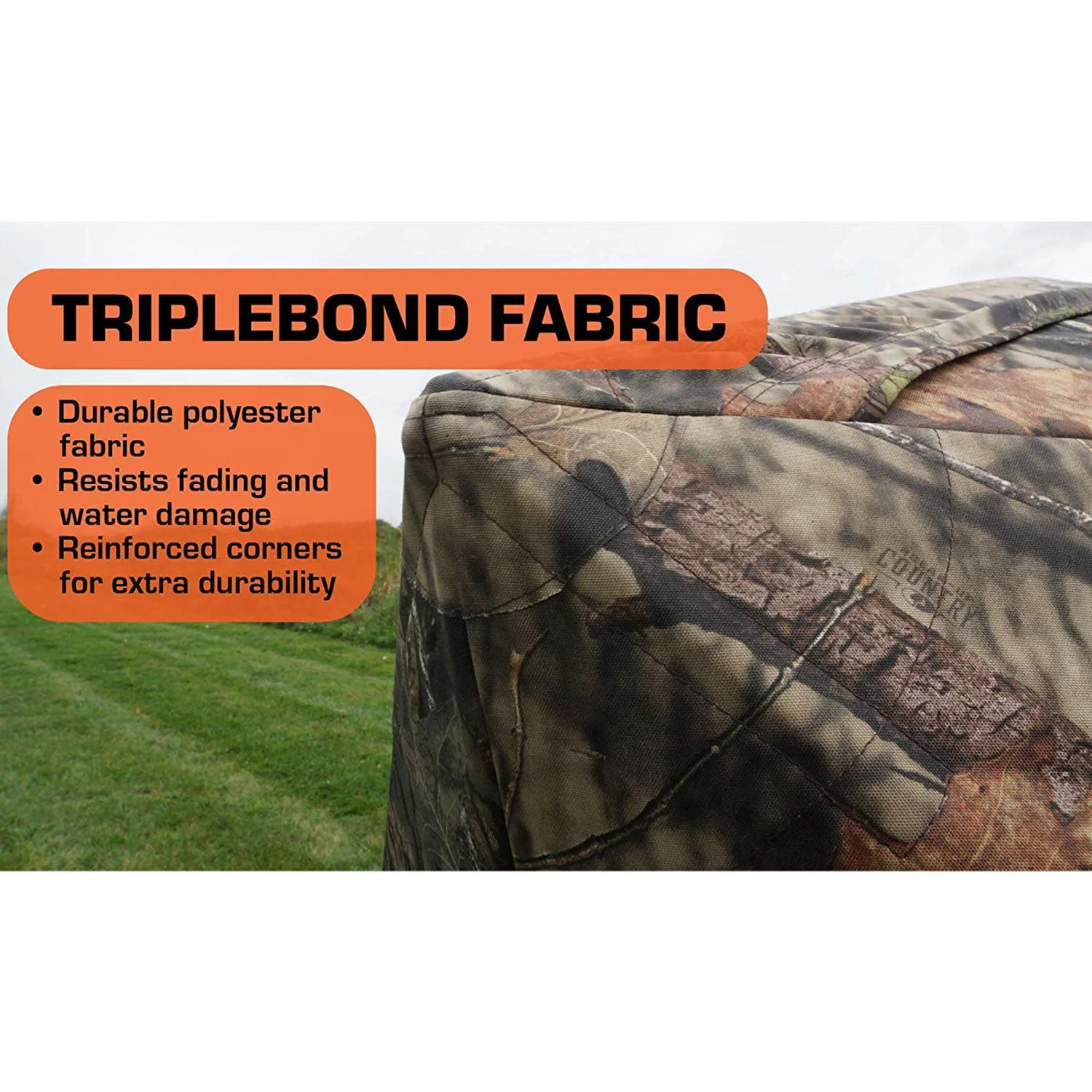 Rhino Blinds - R-200 Realtree Edge Camo Ground Blind, 3 Person