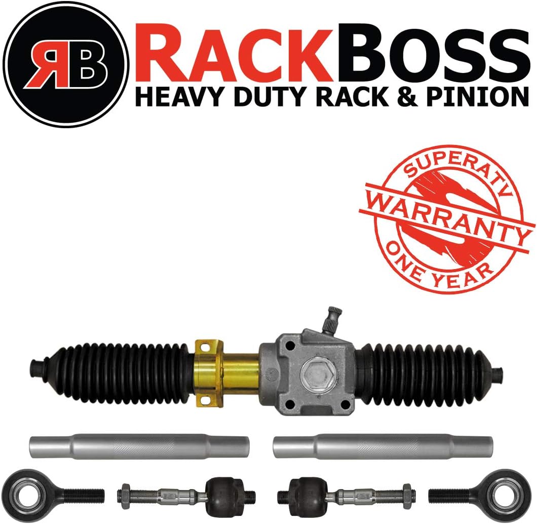 SuperATV RackBoss Heavy Duty Rack And Pinion for 2017 Polaris Ranger XP 1000/2017-2018 Ranger XP 1000 Crew | 65% Larger Housing