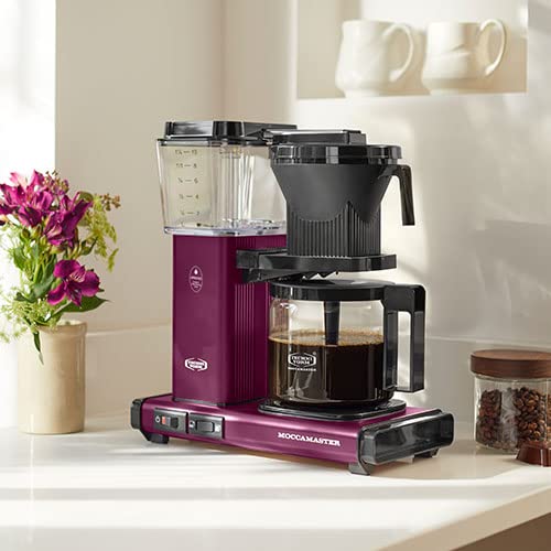 Technivorm Moccamaster 53941 KBGV Select 10-Cup Coffee Maker, Polished Silver, 40 ounce, 1.25l