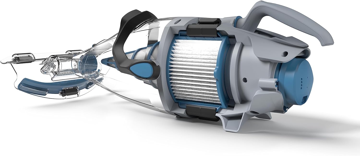 KOKIDO Rechargeable Heavy-Duty Pool Vacuum,6X Suction,Powerful Dual Filtering-Standard and Fine, Commercial Power Whole Pool Fast Cleaning