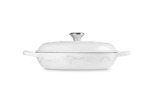 Le Creuset Enameled Cast Iron Signature Braiser, 3.5 qt., Marseille