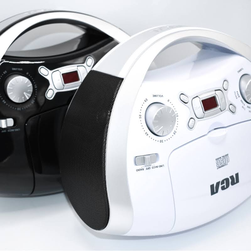 RCA RCD331BK Portable CD Player with Am/fm Radio - Black
