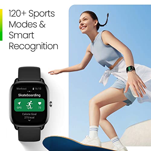 Amazfit GTS 4 Mini Smart Watch for Women Men, Alexa Built-in, GPS, Fitness Tracker with 120+ Sport Modes, 15-Day Battery Life