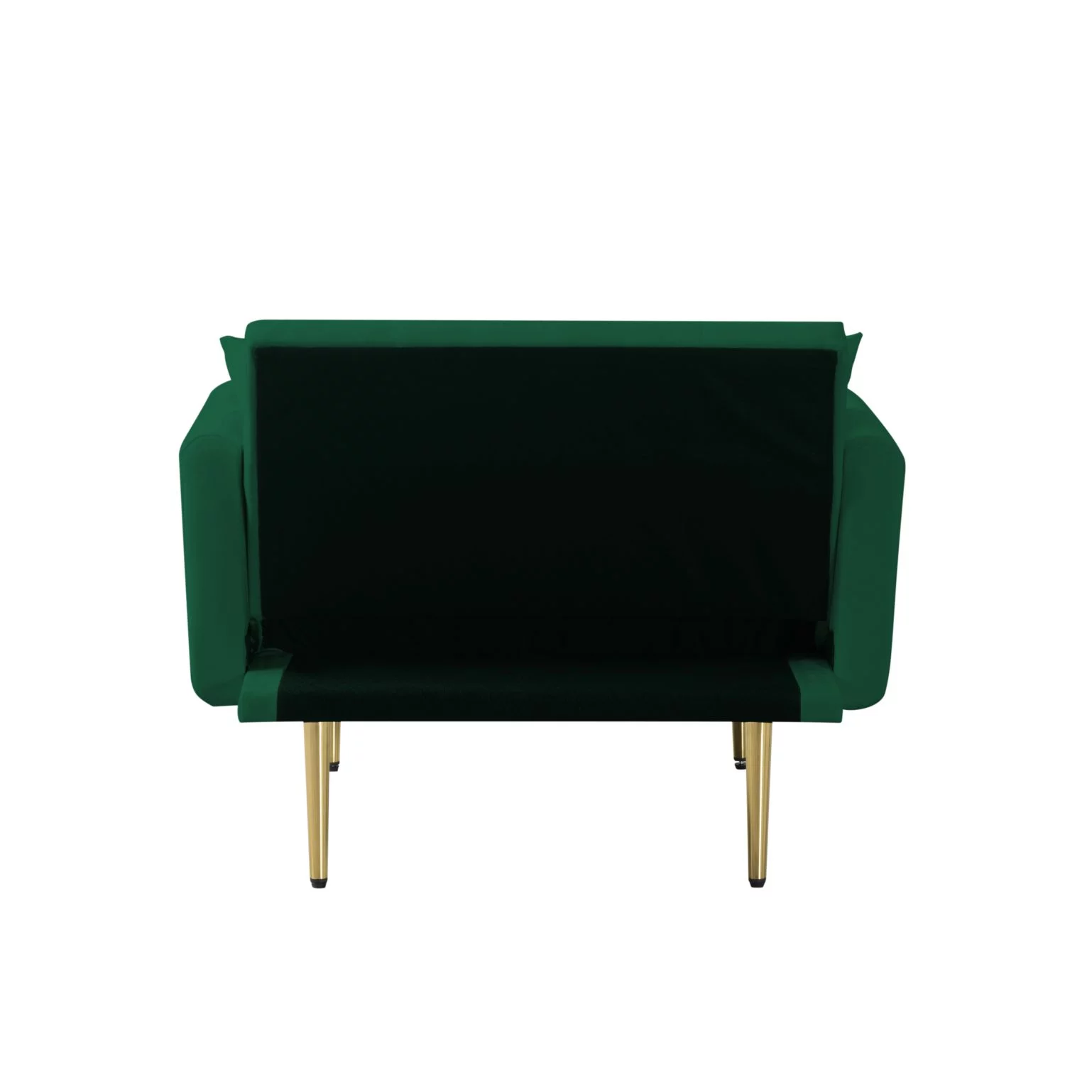 BSHTI Chaise Lounge,Convertible Chaise Futon Sofa Bed Upholstered Chaise Lounge for Livingroom(Green)