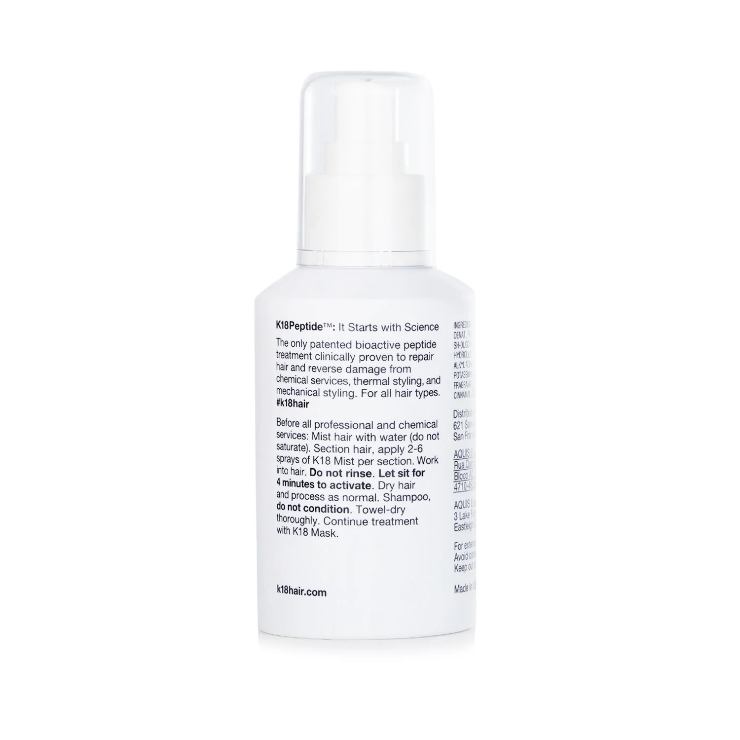 K18 Professional Molecular Repair Hair Mist 150ml/5oz