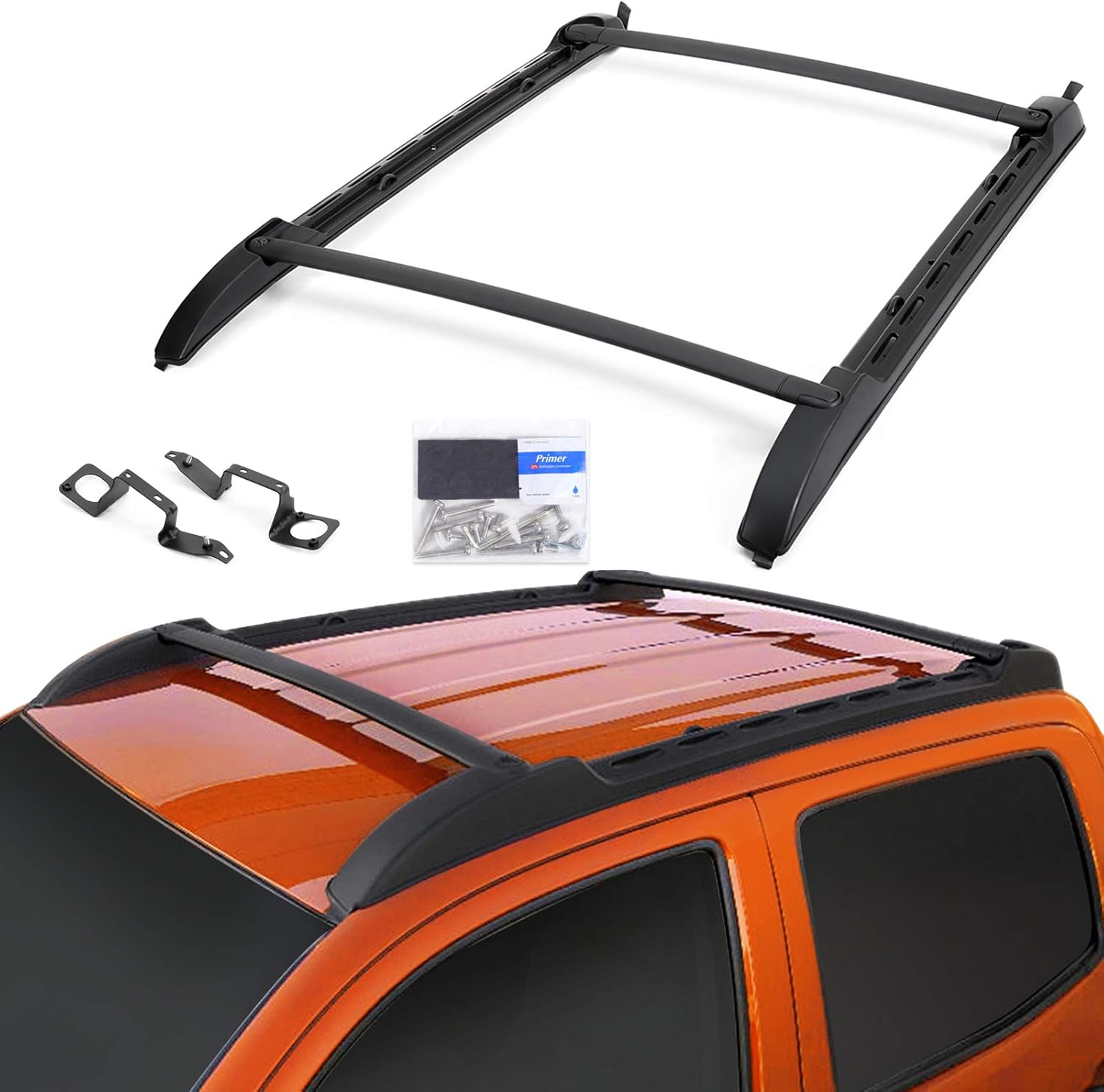 Roof Rack Cross Bars, Compatible with Toyota Tacoma Double Cab 2005-2020 (Will Not Fit Access Cab)